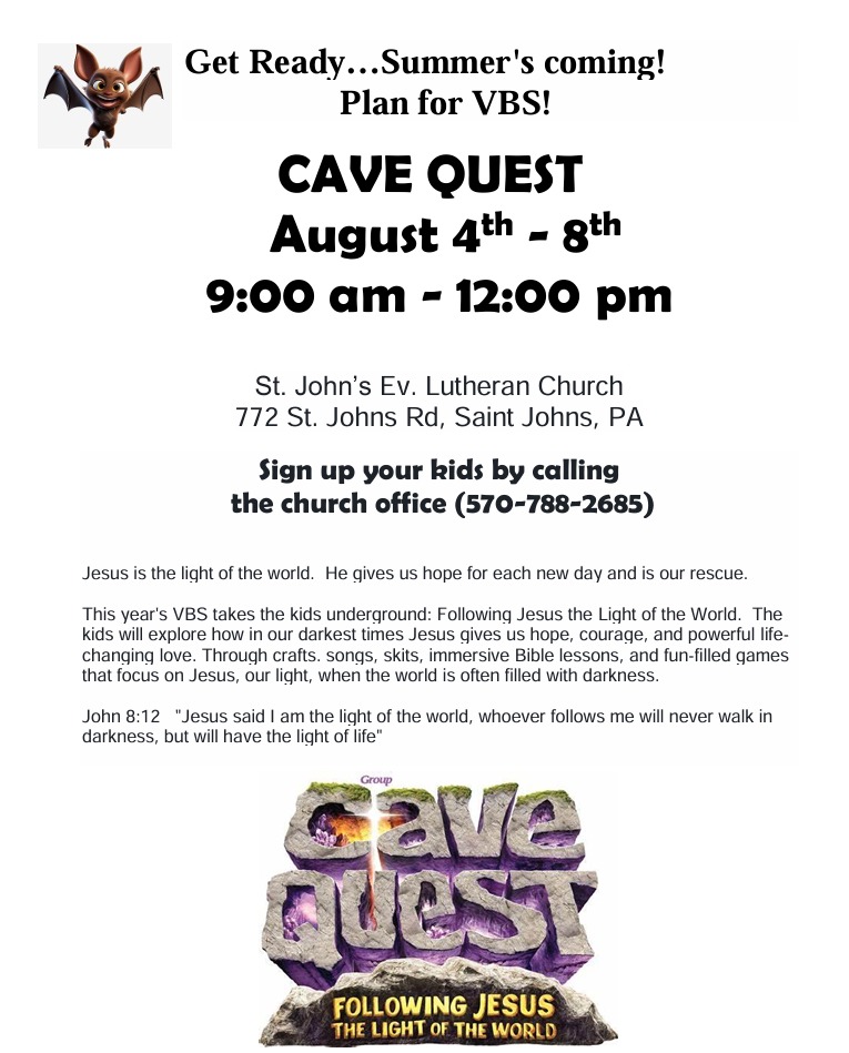 Cave Quest VBS 2025